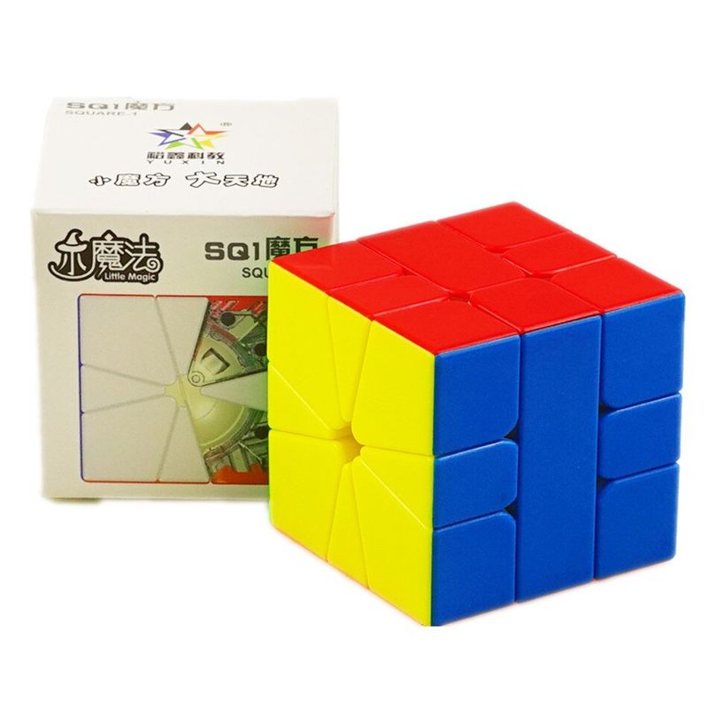 Jucarii, Copii si Bebe - Jucarii si jocuri - Jucarii & jocuri educative - Jocuri de memorie si inteligenta - Cub Magic 3x3x3, Yuxin Little magic  SQ1, Stickerless, 2811CUB-1 - Infinity.ro