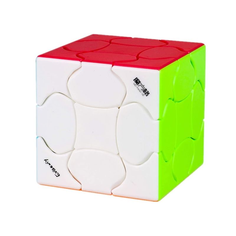 Jucarii, Copii si Bebe - Jucarii si jocuri - Jucarii & jocuri educative - Jocuri de memorie si inteligenta - Cub Magic 3x3x3, QiYi Fluffy  Speedcube, Stickerless, 464CUB-1 - Infinity.ro