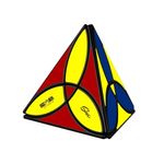 Jucarii, Copii si Bebe - Jucarii si jocuri - Jucarii & jocuri educative - Jocuri de memorie si inteligenta - Cub Magic 3x3x3, QiYi Clover Pyraminx, Black, 468CUB-1 - Infinity.ro
