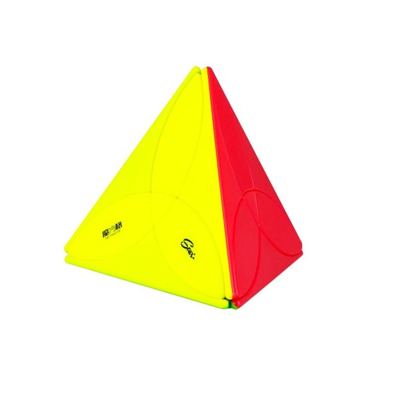 Jucarii, Copii si Bebe - Jucarii si jocuri - Jucarii & jocuri educative - Jocuri de memorie si inteligenta - Cub Magic 3x3x3, QiYi Clover Pyraminx, Stickerless, 369CUB-1 - Infinity.ro
