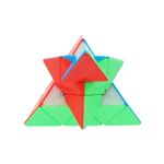 Jucarii, Copii si Bebe - Jucarii si jocuri - Jucarii & jocuri educative - Jocuri de memorie si inteligenta - Cub Magic 3x3x3, KungFu Yumo Pyraminx, Stickerless, 344CUB-1 - Infinity.ro