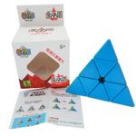 Jucarii, Copii si Bebe - Jucarii si jocuri - Jucarii & jocuri educative - Jocuri de memorie si inteligenta - Cub Magic 3x3x3, KungFu Yumo Pyraminx, Stickerless, 344CUB-1 - Infinity.ro