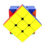 Jucarii, Copii si Bebe - Jucarii si jocuri - Jucarii & jocuri educative - Jocuri de memorie si inteligenta - Cub Magic 3x3x3 YongJun RuiLong stickerless, 127CUB-1 - Infinity.ro