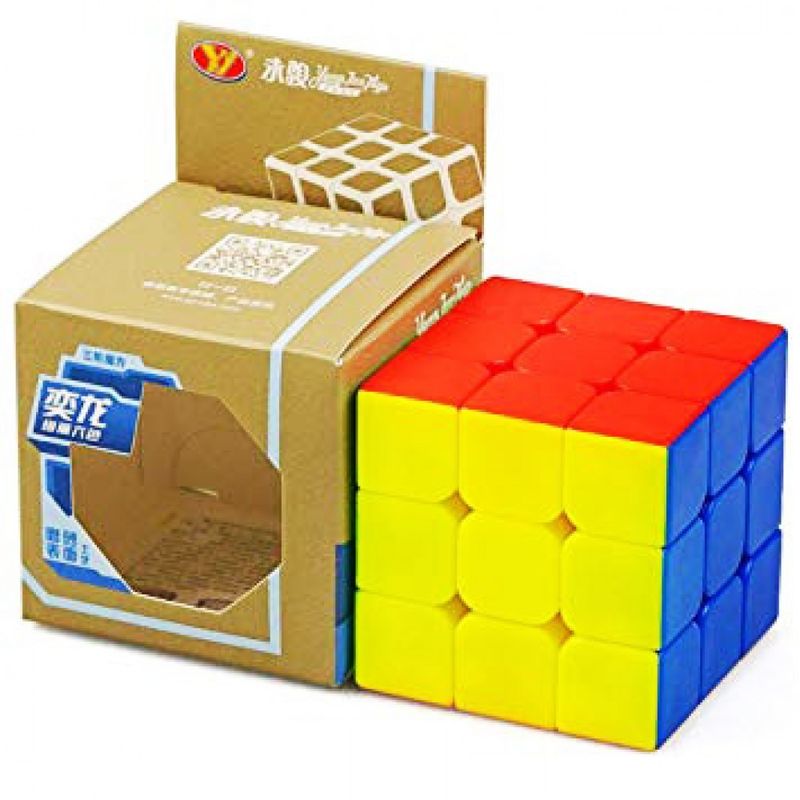 Jucarii, Copii si Bebe - Jucarii si jocuri - Jucarii & jocuri educative - Jocuri de memorie si inteligenta - Cub Magic 3x3x3 YongJun RuiLong stickerless, 127CUB-1 - Infinity.ro