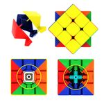 Jucarii, Copii si Bebe - Jucarii si jocuri - Jucarii & jocuri educative - Jocuri de memorie si inteligenta - Cub Magic 3x3x3 YongJun RuiLong stickerless, 127CUB-1 - Infinity.ro