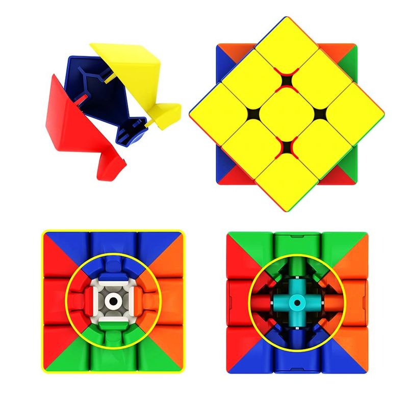 Jucarii, Copii si Bebe - Jucarii si jocuri - Jucarii & jocuri educative - Jocuri de memorie si inteligenta - Cub Magic 3x3x3 YongJun RuiLong stickerless, 127CUB-1 - Infinity.ro