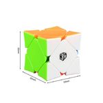 Jucarii, Copii si Bebe - Jucarii si jocuri - Jucarii & jocuri educative - Jocuri de memorie si inteligenta - Cub Magic 3x3x3 QiYi X-Man Wingy Skewb Magnetic, Stickerless, 367CUB-1 - Infinity.ro