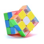 Jucarii, Copii si Bebe - Jucarii si jocuri - Jucarii & jocuri educative - Jocuri de memorie si inteligenta - Cub Magic 3x3x3 ShengShou Magnetic Mr. M  stickerless, 140CUB-1 - Infinity.ro
