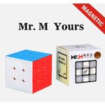 Jucarii, Copii si Bebe - Jucarii si jocuri - Jucarii & jocuri educative - Jocuri de memorie si inteligenta - Cub Magic 3x3x3 ShengShou Magnetic Mr. M  stickerless, 140CUB-1 - Infinity.ro