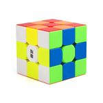 Jucarii, Copii si Bebe - Jucarii si jocuri - Jucarii & jocuri educative - Jocuri de memorie si inteligenta - Cub Magic 3x3x3 QiYi QiMeng Plus 9 cm, Stickerless, 332CUB-1 - Infinity.ro
