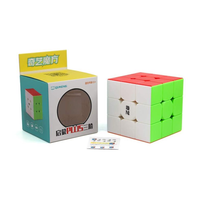 Jucarii, Copii si Bebe - Jucarii si jocuri - Jucarii & jocuri educative - Jocuri de memorie si inteligenta - Cub Magic 3x3x3 QiYi QiMeng Plus 9 cm, Stickerless, 332CUB-1 - Infinity.ro