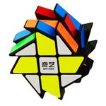 Jucarii, Copii si Bebe - Jucarii si jocuri - Jucarii & jocuri educative - Jocuri de memorie si inteligenta - Cub Magic 3x3x3 QiYi Strange Shape Fisher Speedcube, Black, 340CUB-1 - Infinity.ro