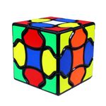Jucarii, Copii si Bebe - Jucarii si jocuri - Jucarii & jocuri educative - Jocuri de memorie si inteligenta - Cub Magic 3x3x3 QiYi Fluffy  Speedcube, Black, 341CUB-1 - Infinity.ro