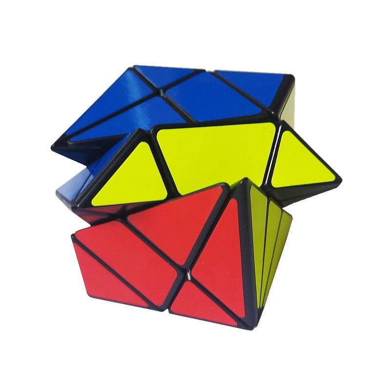 Jucarii, Copii si Bebe - Jucarii si jocuri - Jucarii & jocuri educative - Jocuri de memorie si inteligenta - Cub Magic 3x3x3 QiYi Axis Speedcube, Black, 461CUB-1 - Infinity.ro