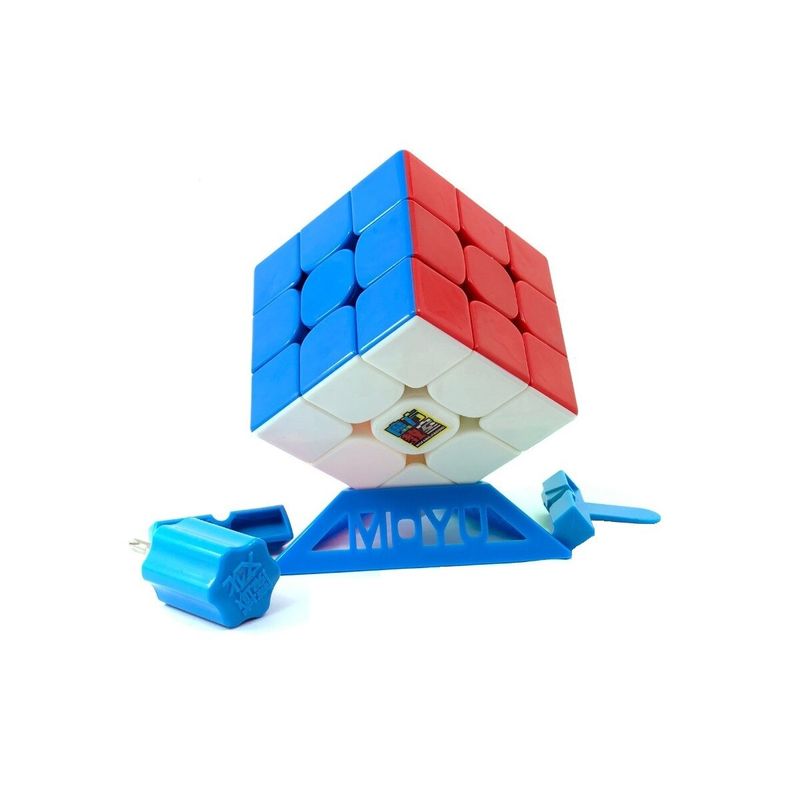 Jucarii, Copii si Bebe - Jucarii si jocuri - Jucarii & jocuri educative - Jocuri de memorie si inteligenta - Cub Magic 3x3x3 Moyu MoFang RS3M magnetic, Stickerless, 259CUB-1 - Infinity.ro