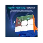 Jucarii, Copii si Bebe - Jucarii si jocuri - Jucarii & jocuri educative - Jocuri de memorie si inteligenta - Cub Magic 3x3x3 Moyu MoFang RS3M magnetic, Stickerless, 259CUB-1 - Infinity.ro