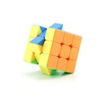 Jucarii, Copii si Bebe - Jucarii si jocuri - Jucarii & jocuri educative - Jocuri de memorie si inteligenta - Cub Magic 3x3x3 Moyu MoFang JiaoShi Mini 5.0, Stickerless, 211CUB-1 - Infinity.ro