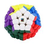 Jucarii, Copii si Bebe - Jucarii si jocuri - Jucarii & jocuri educative - Jocuri de memorie si inteligenta - Cub Magic 3x3x3 Moyu MeiLong Megaminx Convex, Stickerless, 359CUB-1 - Infinity.ro