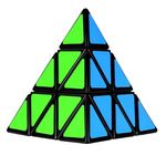Jucarii, Copii si Bebe - Jucarii si jocuri - Jucarii & jocuri educative - Jocuri de memorie si inteligenta - Cub Magic 3x3x3 Magic cube Piramid Black, 232CUB-1 - Infinity.ro