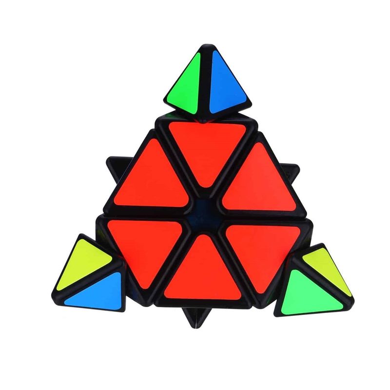 Jucarii, Copii si Bebe - Jucarii si jocuri - Jucarii & jocuri educative - Jocuri de memorie si inteligenta - Cub Magic 3x3x3 Magic cube Piramid Black, 232CUB-1 - Infinity.ro