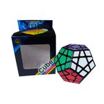 Jucarii, Copii si Bebe - Jucarii si jocuri - Jucarii & jocuri educative - Jocuri de memorie si inteligenta - Cub Magic 3x3x3 FanXin Megaminx, Black, 424CUB-1 - Infinity.ro