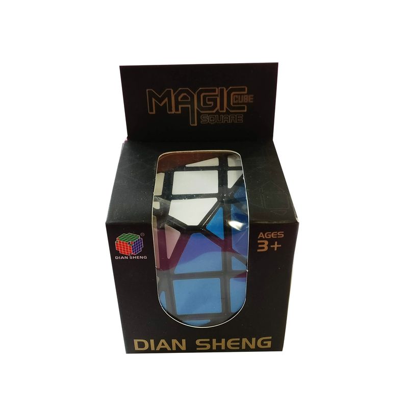 Jucarii, Copii si Bebe - Jucarii si jocuri - Jucarii & jocuri educative - Jocuri de memorie si inteligenta - Cub Magic 3x3x3 Dian Sheng diamond, Black , 203CUB-1 - Infinity.ro