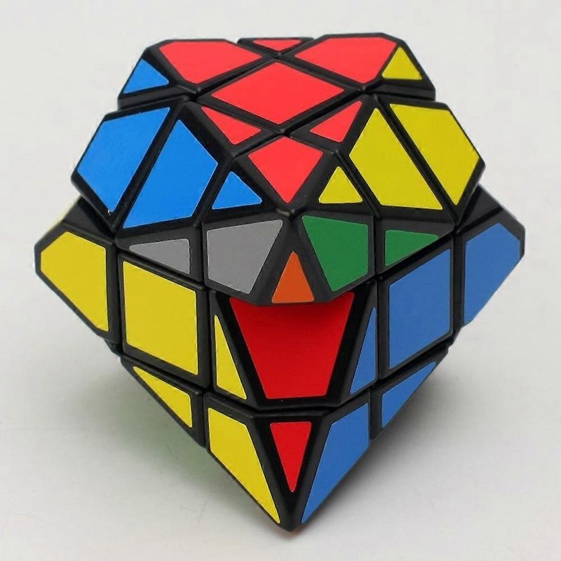 Jucarii, Copii si Bebe - Jucarii si jocuri - Jucarii & jocuri educative - Jocuri de memorie si inteligenta - Cub Magic 3x3x3 Dian Sheng diamond, Black , 203CUB-1 - Infinity.ro