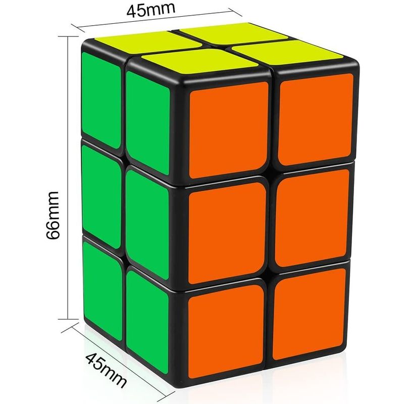 Jucarii, Copii si Bebe - Jucarii si jocuri - Jucarii & jocuri educative - Jocuri de memorie si inteligenta - Cub Magic 2x2x3 QiYi SpeedCube, Black, 294CUB-1 - Infinity.ro