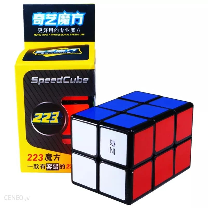 Jucarii, Copii si Bebe - Jucarii si jocuri - Jucarii & jocuri educative - Jocuri de memorie si inteligenta - Cub Magic 2x2x3 QiYi SpeedCube, Black, 294CUB-1 - Infinity.ro