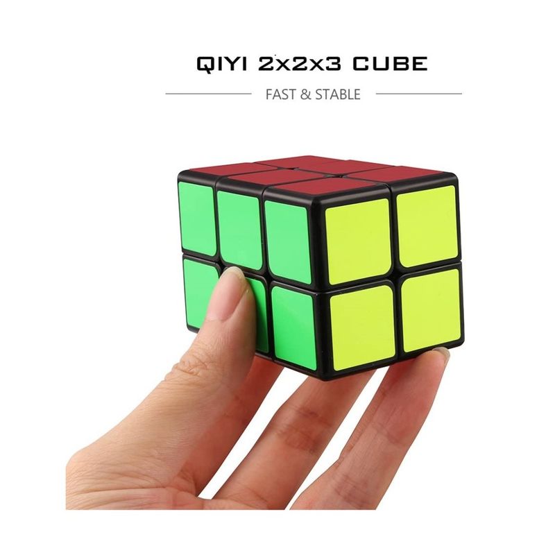 Jucarii, Copii si Bebe - Jucarii si jocuri - Jucarii & jocuri educative - Jocuri de memorie si inteligenta - Cub Magic 2x2x3 QiYi SpeedCube, Black, 294CUB-1 - Infinity.ro