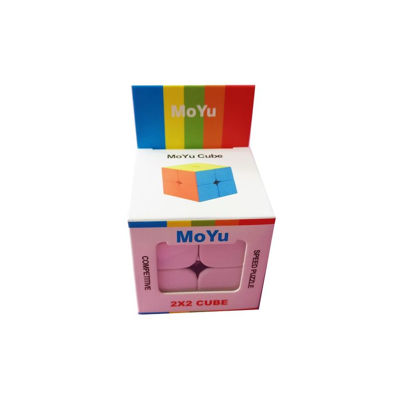 Jucarii, Copii si Bebe - Jucarii si jocuri - Jucarii & jocuri educative - Jocuri de memorie si inteligenta - Cub Magic 2x2x2 Moyu Bright Stickerless , 201CUB-1 - Infinity.ro