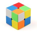 Jucarii, Copii si Bebe - Jucarii si jocuri - Jucarii & jocuri educative - Jocuri de memorie si inteligenta - Cub Magic 2x2x2 Moyu Bright Stickerless , 201CUB-1 - Infinity.ro