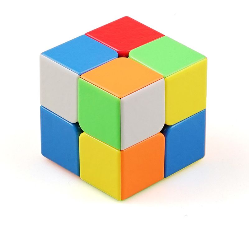 Jucarii, Copii si Bebe - Jucarii si jocuri - Jucarii & jocuri educative - Jocuri de memorie si inteligenta - Cub Magic 2x2x2 Moyu Bright Stickerless , 201CUB-1 - Infinity.ro