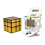 Jucarii, Copii si Bebe - Jucarii si jocuri - Jucarii & jocuri educative - Jocuri de memorie si inteligenta - Cub Magic  Mirror  3x3x3 Moyu MofangJiaoShi Mirror S Gold, 92CUB-1 - Infinity.ro