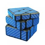 Jucarii, Copii si Bebe - Jucarii si jocuri - Jucarii & jocuri educative - Jocuri de memorie si inteligenta - Cub Magic  3x3x3 Moyu Unequal Windmill fibra de carbon blue , 151CUB-1 - Infinity.ro
