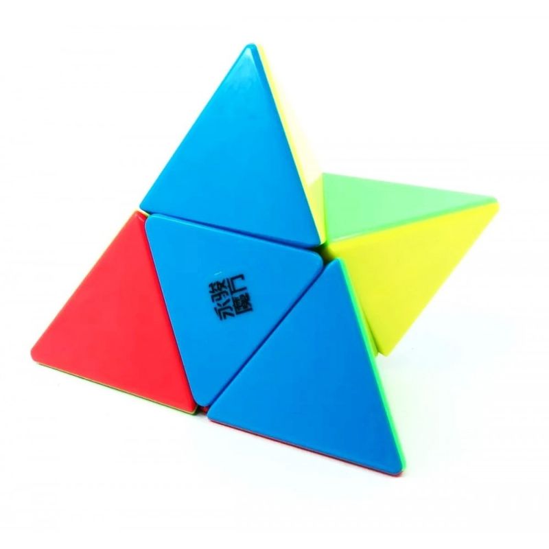 Jucarii, Copii si Bebe - Jucarii si jocuri - Jucarii & jocuri educative - Jocuri de memorie si inteligenta - Cub Magic  2x2x2 YongJun Jinzita Pyraminx stickerless, 166CUB-1 - Infinity.ro