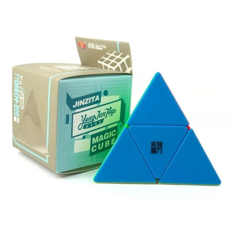 Jucarii, Copii si Bebe - Jucarii si jocuri - Jucarii & jocuri educative - Jocuri de memorie si inteligenta - Cub Magic  2x2x2 YongJun Jinzita Pyraminx stickerless, 166CUB-1 - Infinity.ro