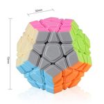 Jucarii, Copii si Bebe - Jucarii si jocuri - Jucarii & jocuri educative - Jocuri de memorie si inteligenta - Cub Magic  3x3x3 Moyu Megaminx, MofangJiaoShi  Stickerless, 43CUB-1 - Infinity.ro