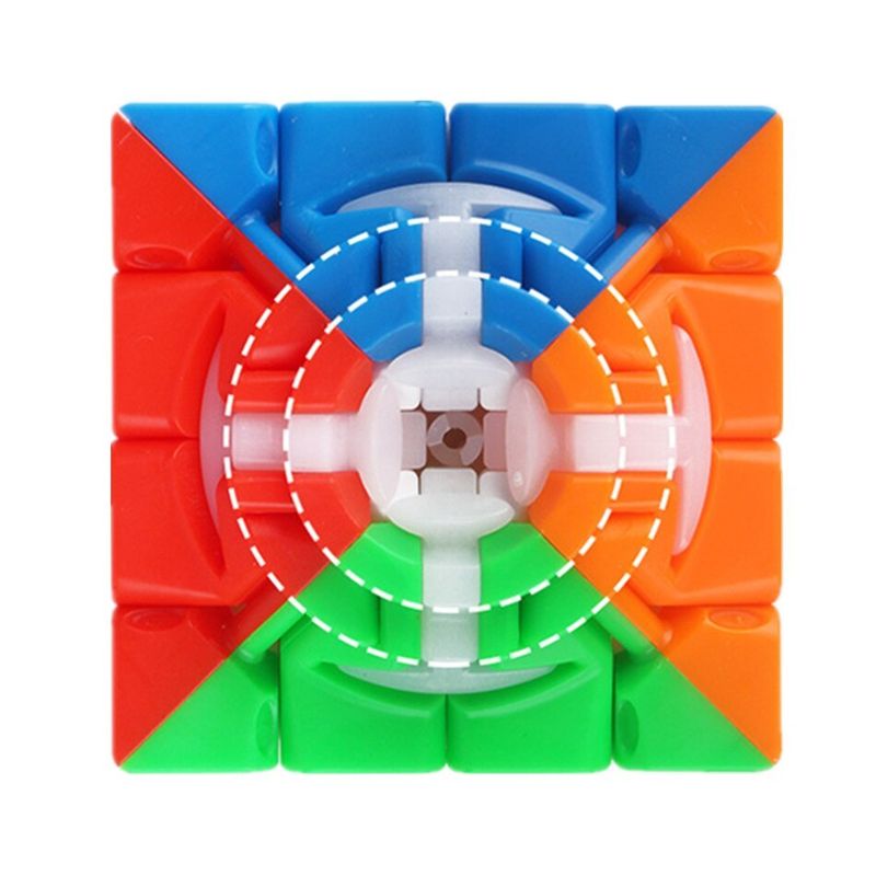 Jucarii, Copii si Bebe - Jucarii si jocuri - Jucarii & jocuri educative - Jocuri de memorie si inteligenta - Cub Magic 4x4x4, YuXin Black Kirin v2, 278CUB-1 - Infinity.ro