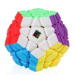 Jucarii, Copii si Bebe - Jucarii si jocuri - Jucarii & jocuri educative - Jocuri de memorie si inteligenta - Cub Magic  3x3x3 Moyu Megaminx, MofangJiaoShi  Stickerless, 43CUB-1 - Infinity.ro