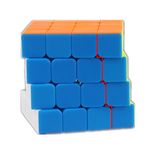 Jucarii, Copii si Bebe - Jucarii si jocuri - Jucarii & jocuri educative - Jocuri de memorie si inteligenta - Cub Magic 4x4x4, YuXin Black Kirin v2, 278CUB-1 - Infinity.ro