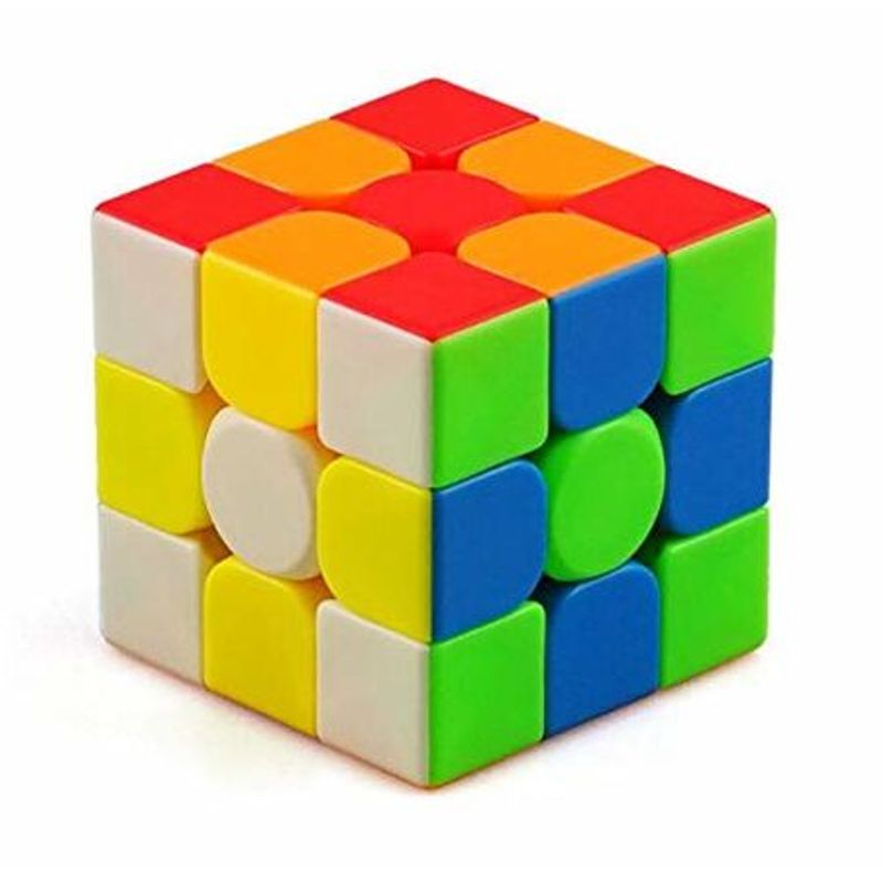 Jucarii, Copii si Bebe - Jucarii si jocuri - Jucarii & jocuri educative - Jocuri de memorie si inteligenta - Cub Magic 3x3x3 stickerless, 41CUB-1 - Infinity.ro