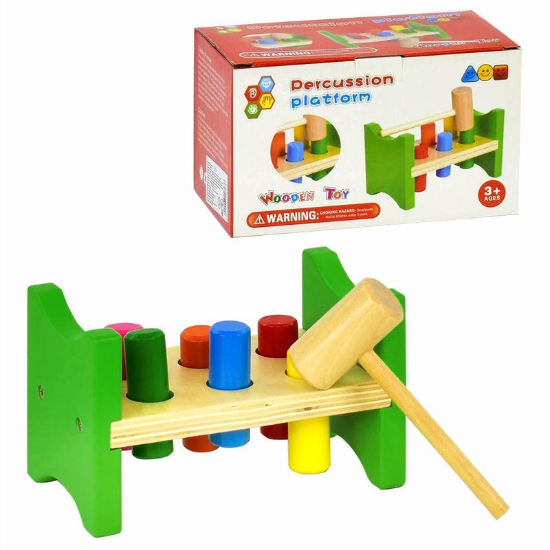 Jucarii, Copii si Bebe - Jucarii si jocuri - Jucarii & jocuri educative - Jocuri si jucarii educative - Platforma pentru percutie, Percutie cilindri , 8 piese, CX0613 - Infinity.ro