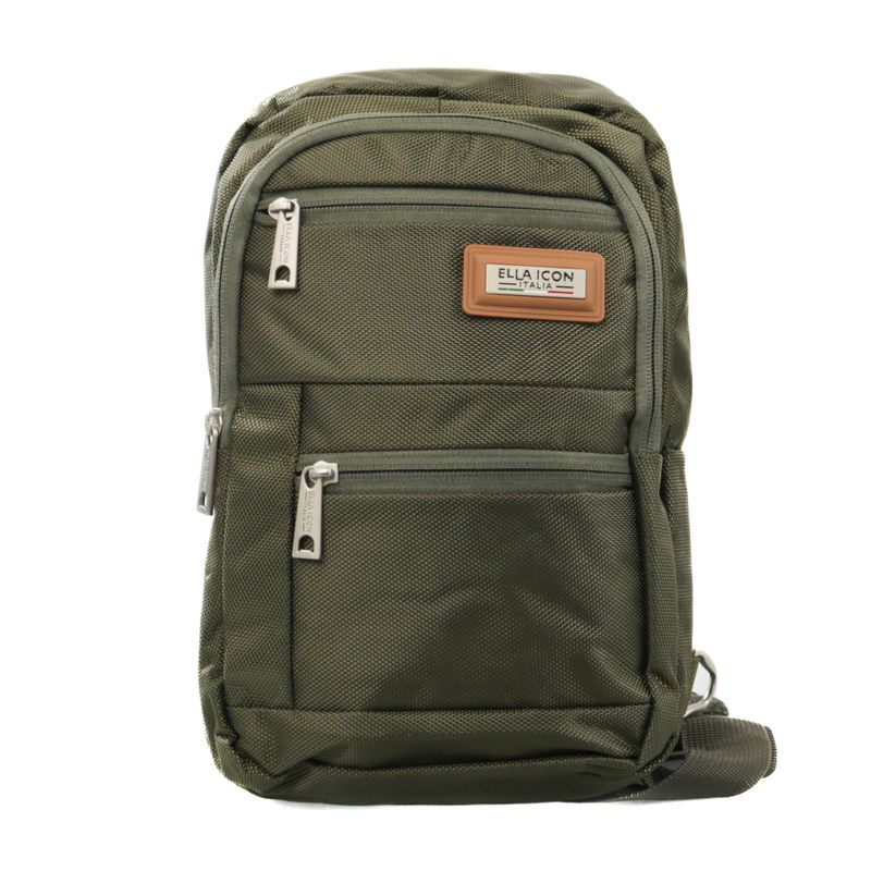 Sport si Outdoor - Echipament Sportiv - Accesorii echipament sportiv - Genti si borsete fitness - Geanta de umar crossbody, Atena, Verde, 38x22x8 cm - Infinity.ro