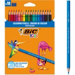 Carti si Birotica - Birotica - Instrumente de scris - Creioane - Creioane colorate Tropicolors P/18, BIC - Infinity.ro
