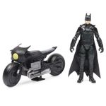 Jucarii, Copii si Bebe - Jucarii si jocuri - Figurine - Batman film motocicleta lui batman si figurina batman 30cm - Infinity.ro