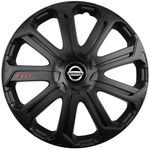 Auto si Moto - Anvelope si jante - Accesorii roti - Capace roti - Set 4 Capace Roti Evo Negru R15, Pentru Nissan - Infinity.ro