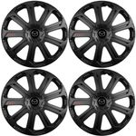 Auto si Moto - Anvelope si jante - Accesorii roti - Capace roti - Set 4 Capace Roti Evo Negru R16, Pentru Mazda - Infinity.ro