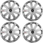 Auto si Moto - Anvelope si jante - Accesorii roti - Capace roti - Set 4 Capace Roti Evo Gri R14, Pentru Opel - Infinity.ro
