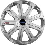 Auto si Moto - Anvelope si jante - Accesorii roti - Capace roti - Set 4 Capace Roti Evo Gri R16, Pentru Volvo - Infinity.ro